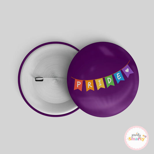 Pride Bunting Button Badge