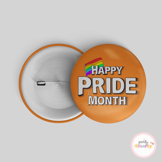 Pride Month Button Badge