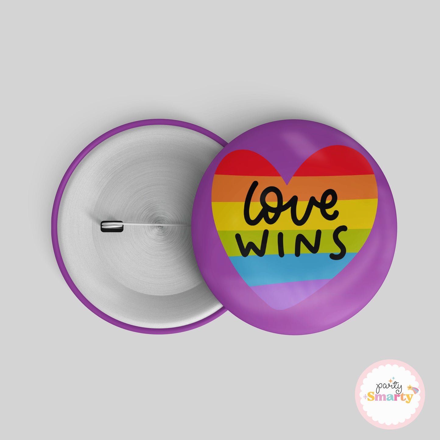 Love Wins Button Badge
