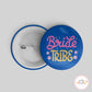 Bride Tribe Blue Button Badge
