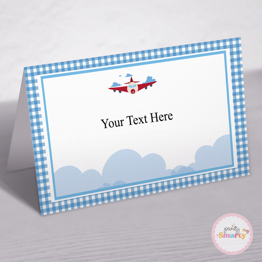 Aeroplane Food Tags