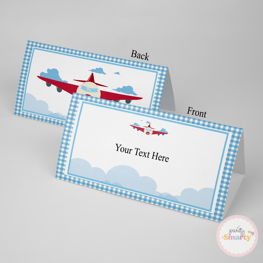 Aeroplane Food Tags