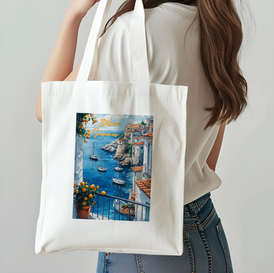 Positano Lemon Tote Bag