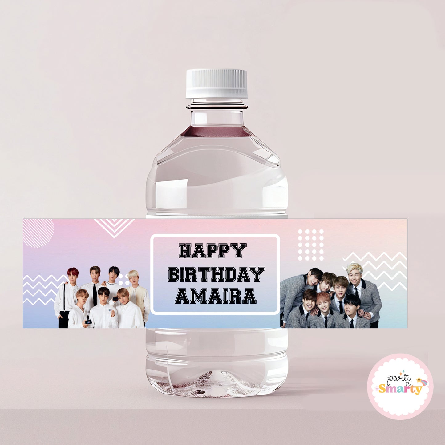 BTS Bottle Label