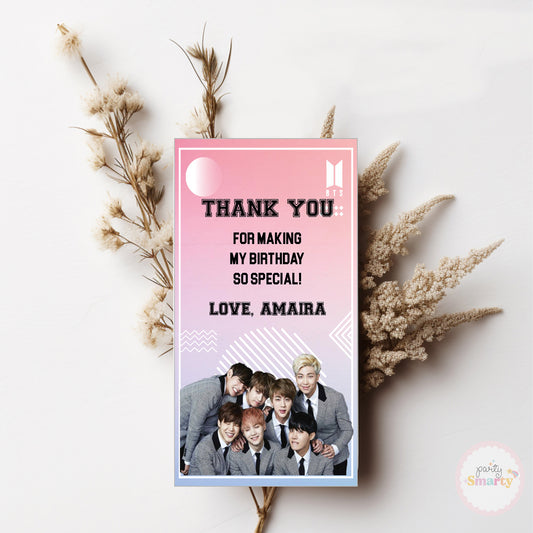 BTS Thank You Tag