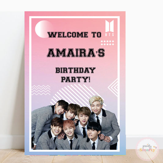 BTS Welcome Board