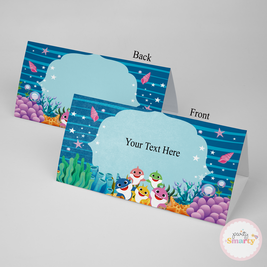 Baby Shark Food Tags - Set of 12