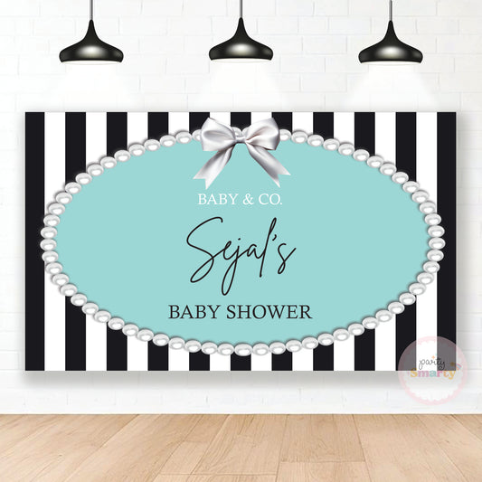 Baby & Co. Baby Shower Backdrop