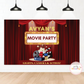 Movie Party Birthday Backdrop
