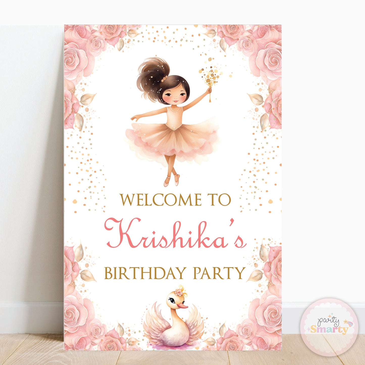 Ballerina Welcome Board