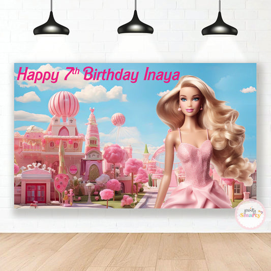 Barbie World Backdrop