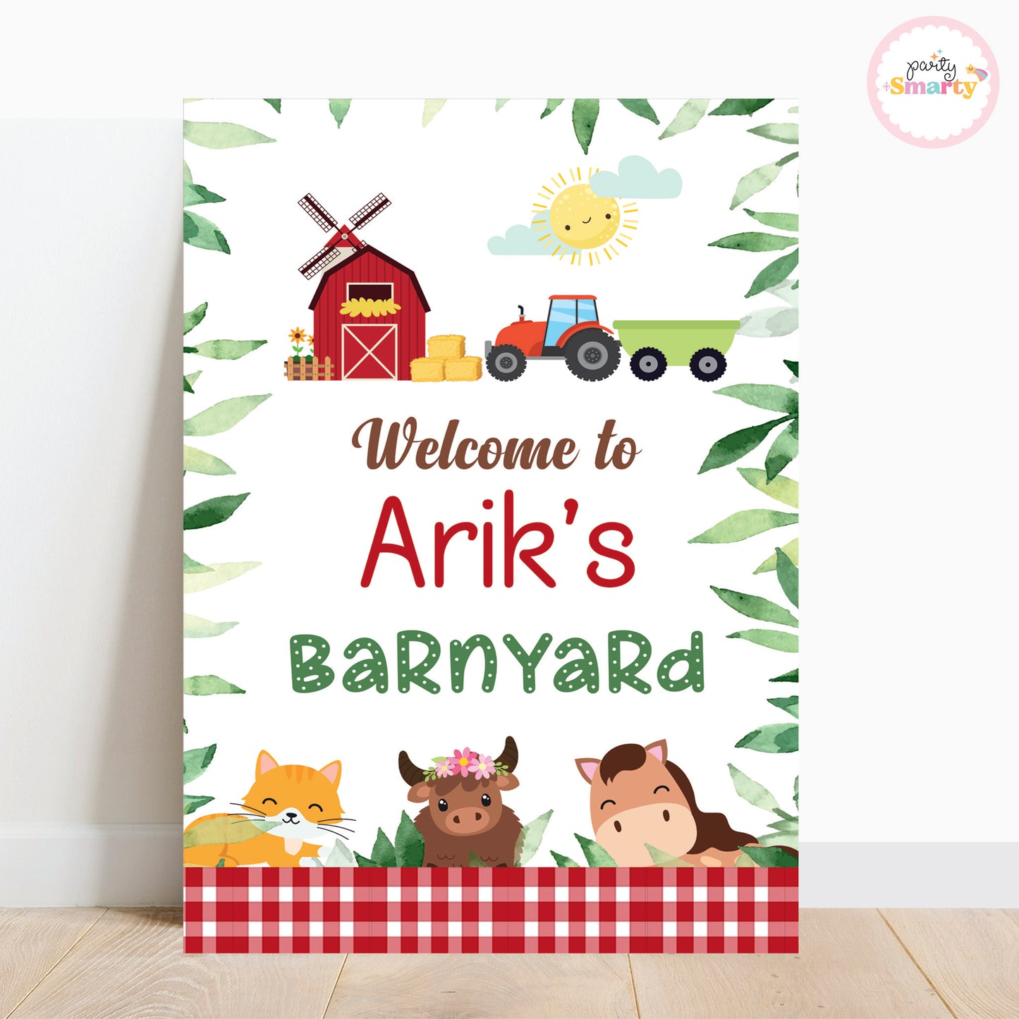 Barnyard Welcome Board