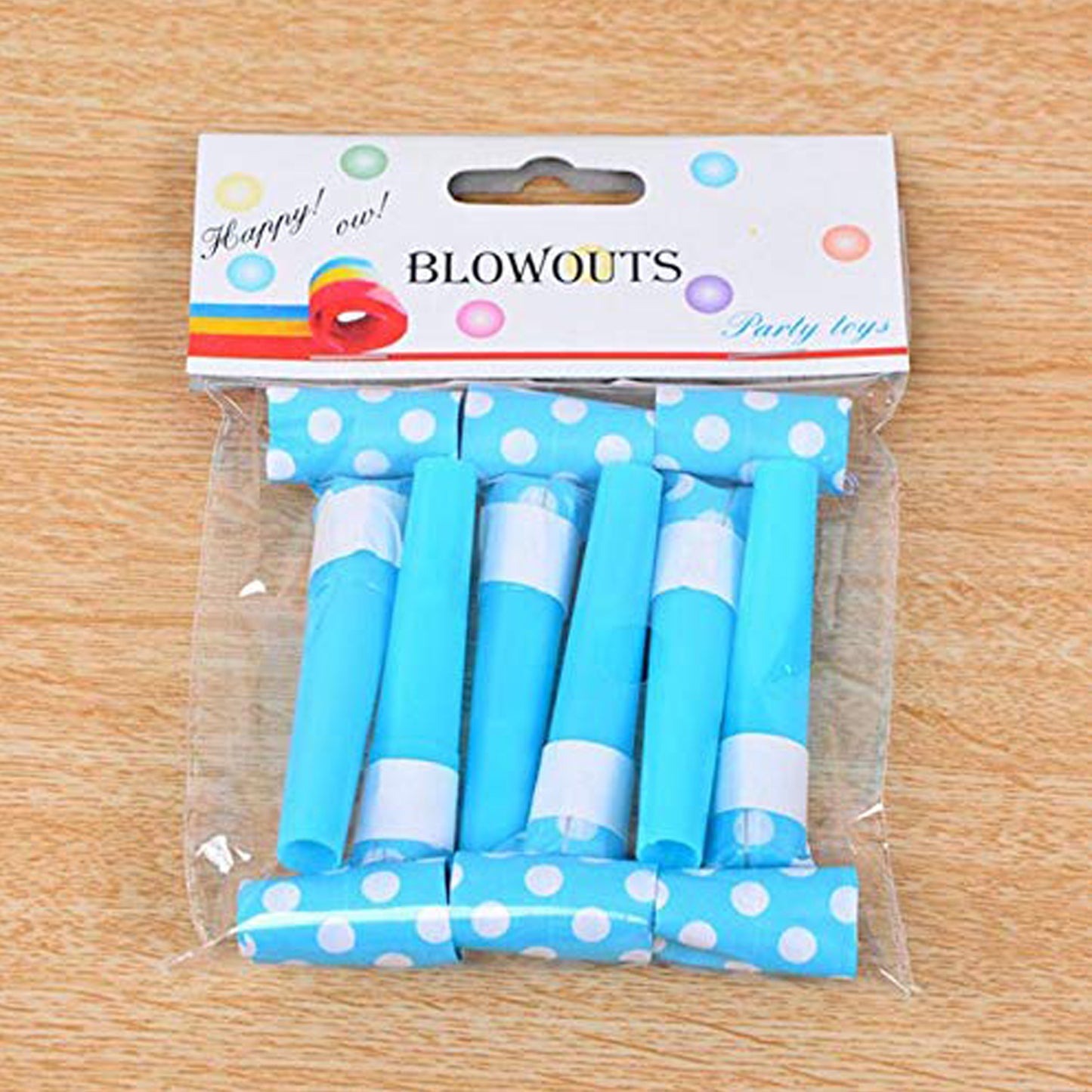 Whistle Blowouts Blue (Set of 10)