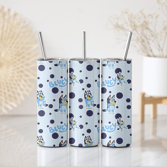 Bluey Wow Skinny Tumbler