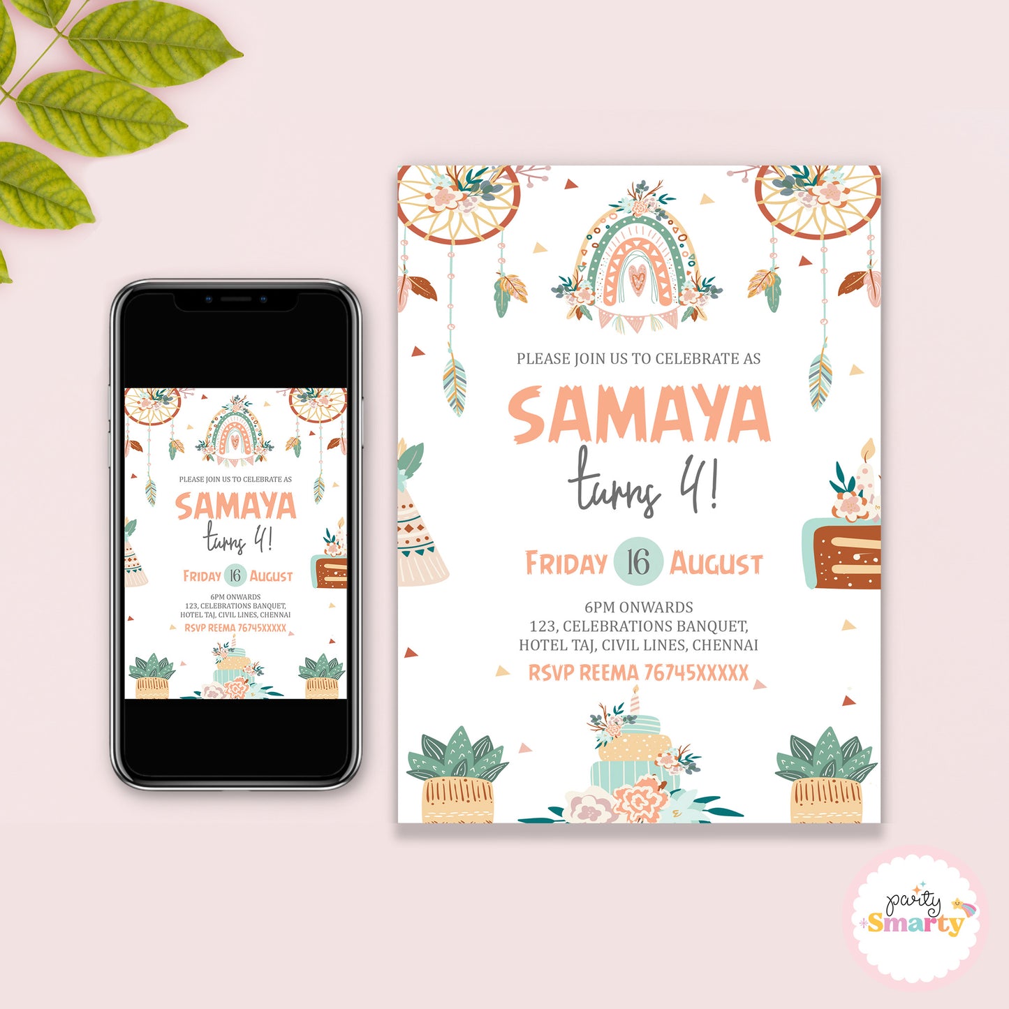 Boho Invite