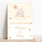 Bunny Baby Welcome - Welcome Board