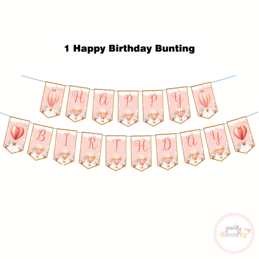 Hot Air Balloon Pink Smarty Saver 90 Piece Combo