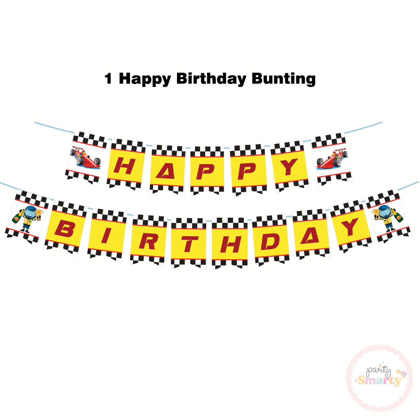 Race Car Smarty Saver 90 Piece Combo