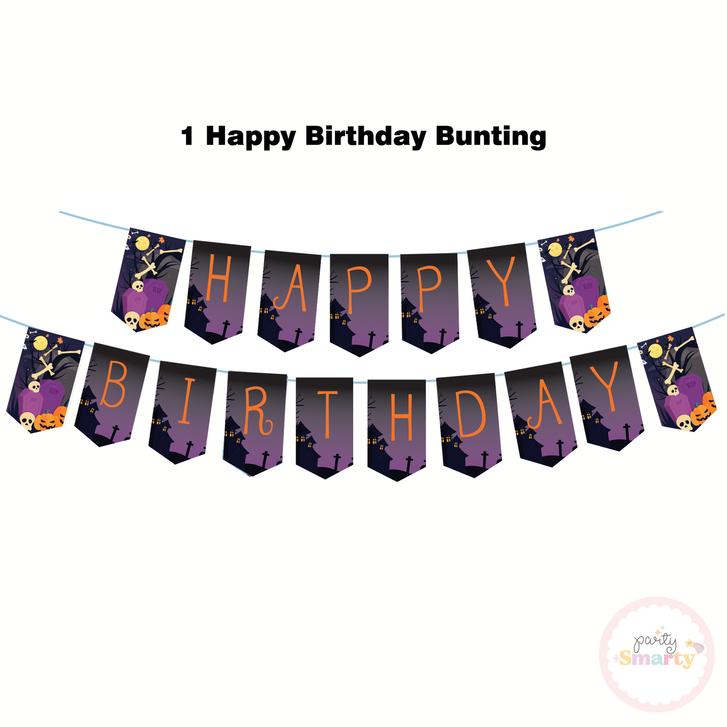 Halloween Birthday Smarty Saver 90 Piece Combo