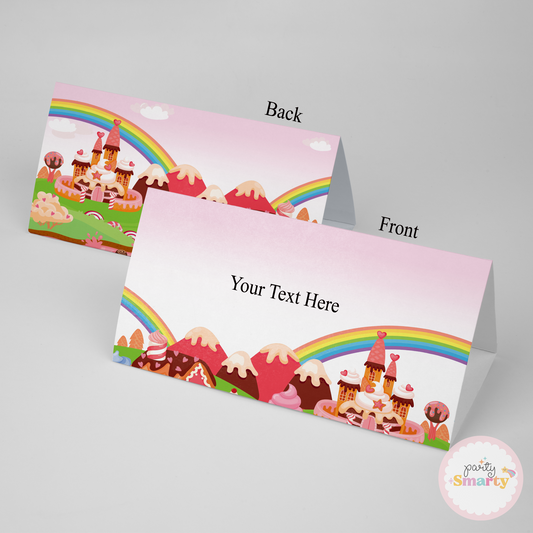 Candyland Food Tags