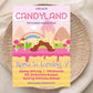 Candyland Invite