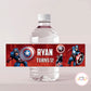 Captain America Bottle Label