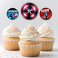 Captain America Cupcake Topper