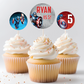 Captain America Cupcake Topper