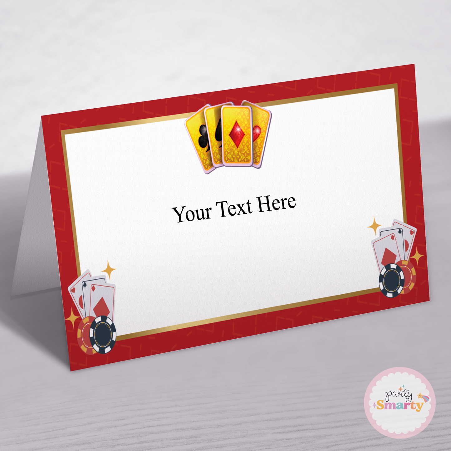 Diwali Cards Party Food Tags - Set of 12