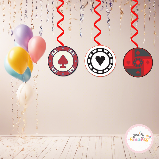 Diwali Cards Party Danglers - Set of 6