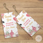 Chef Girl Thank You Tags - Set of 22