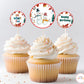 Christmas Birthday Cupcake Topper