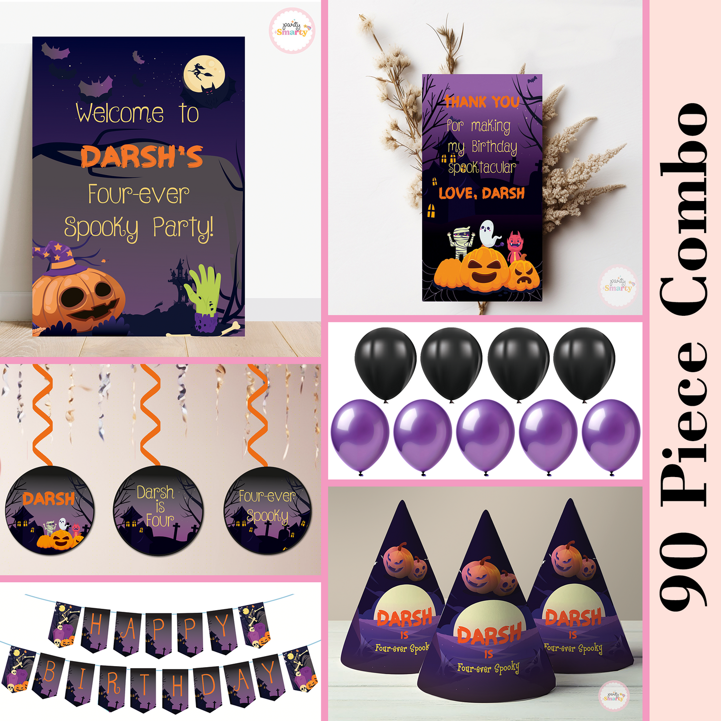 Halloween Birthday Smarty Saver 90 Piece Combo