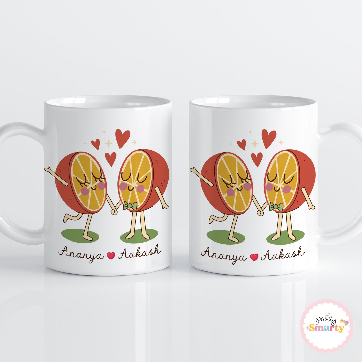 Tangerine Couple Mug (Pack of 2)