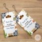Cowboy Thank You Tags - Set of 22