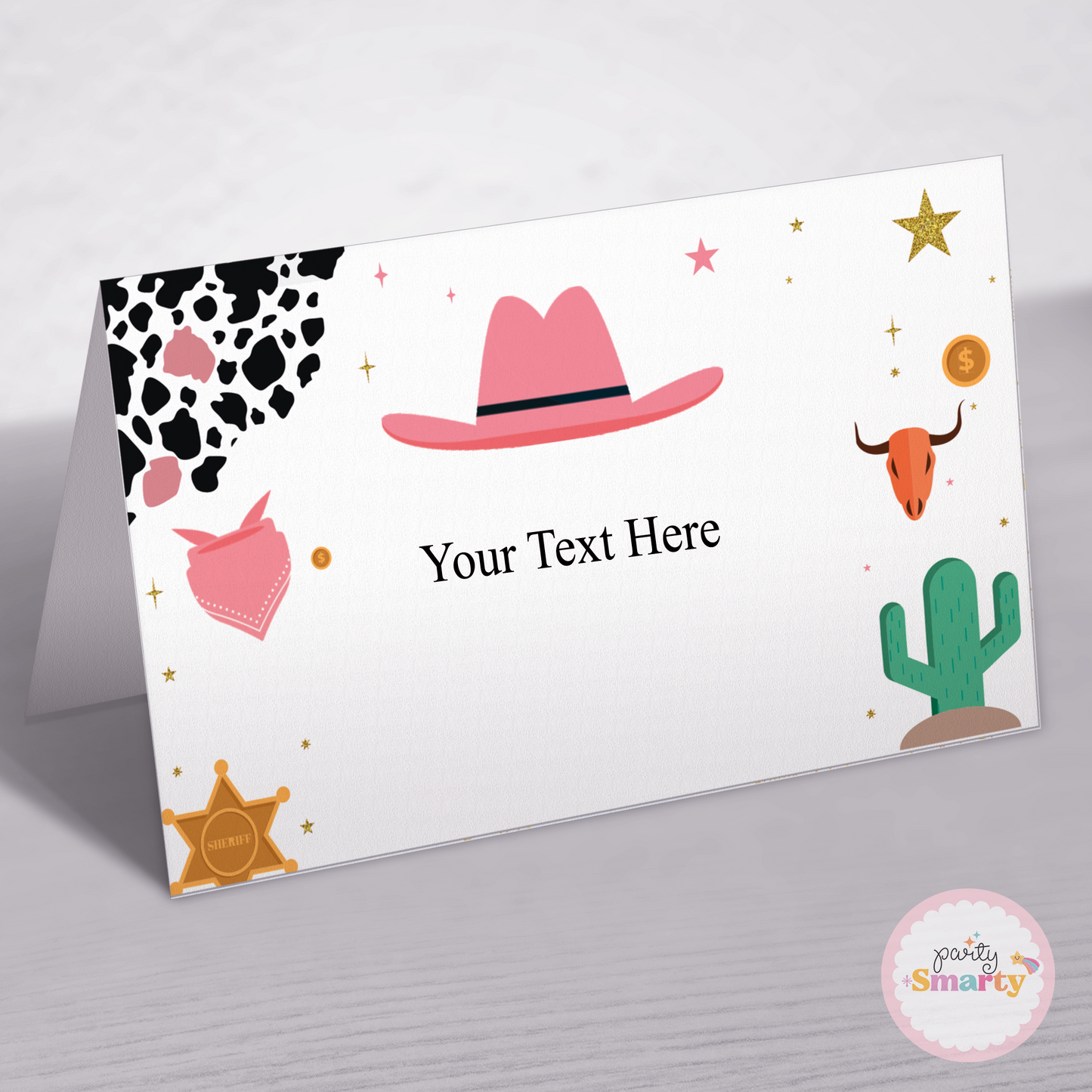 Cowgirl Food Tags