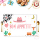 Cowgirl Table Mat