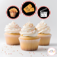 Movie Party Cupcake Toppers (Set Of 12)