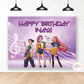 K-Pop Demon Hunters Birthday Backdrop