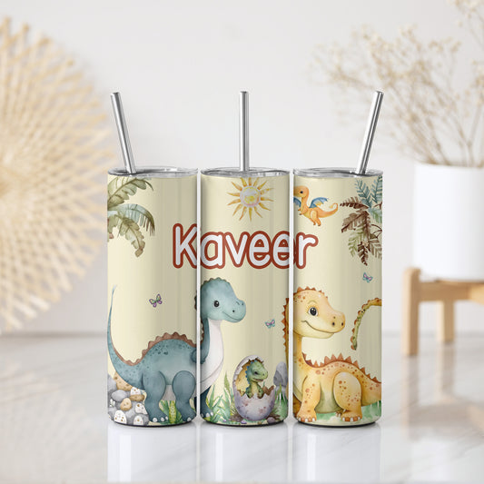 Dinosaur Skinny Tumbler