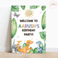 Dinosaur Welcome Board