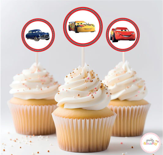 Disney Car Cupcake Topper