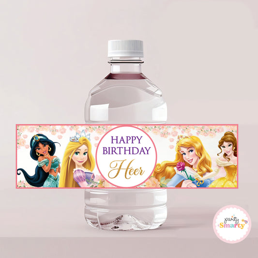 Disney Princess Bottle Label