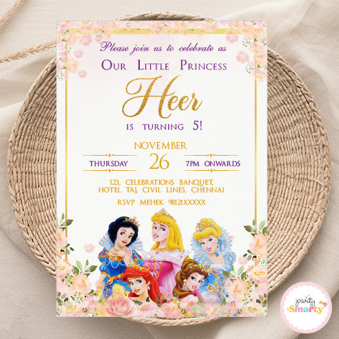 Disney Princess Invite