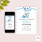 Elephant Blue Invite