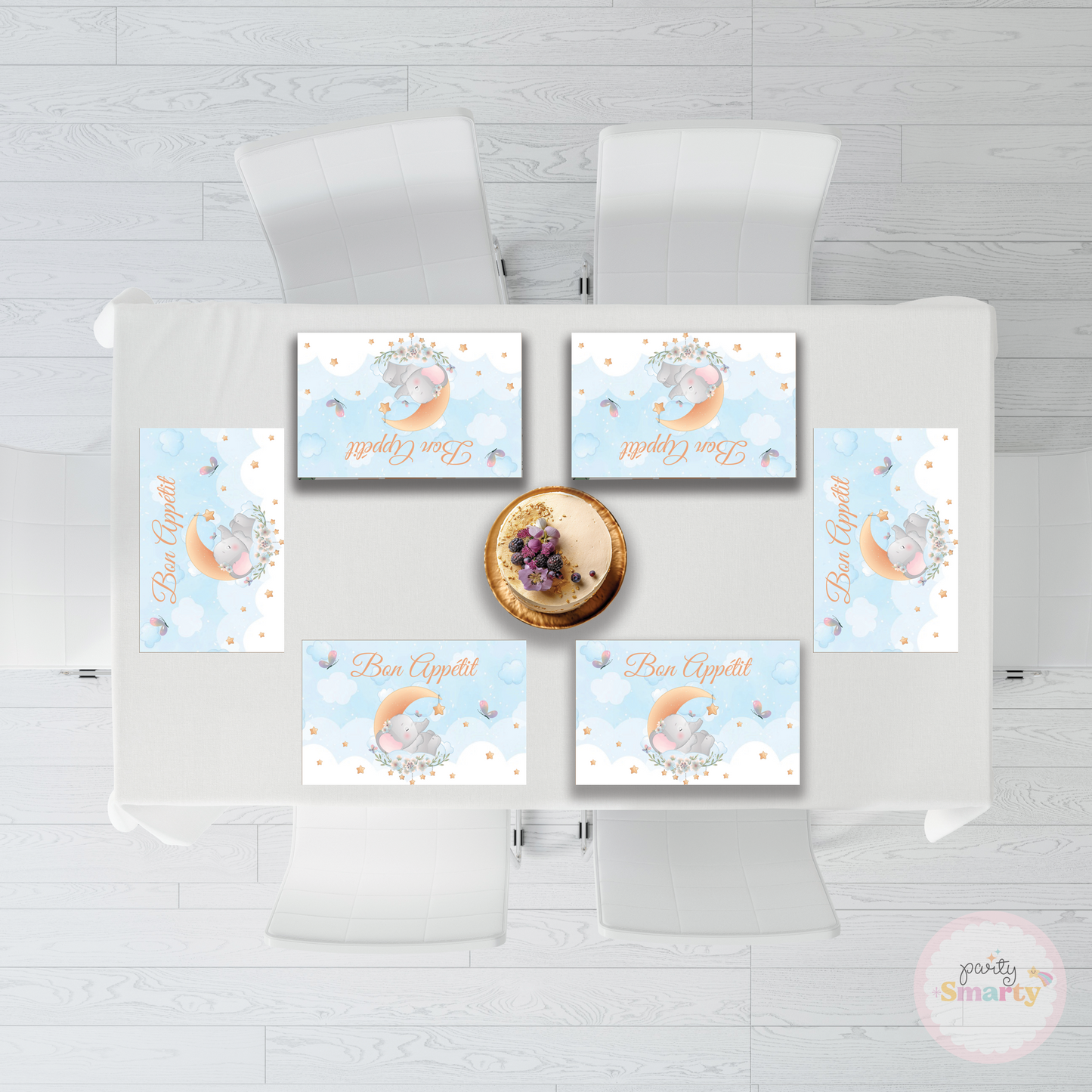 Elephant Baby Shower Table Mat