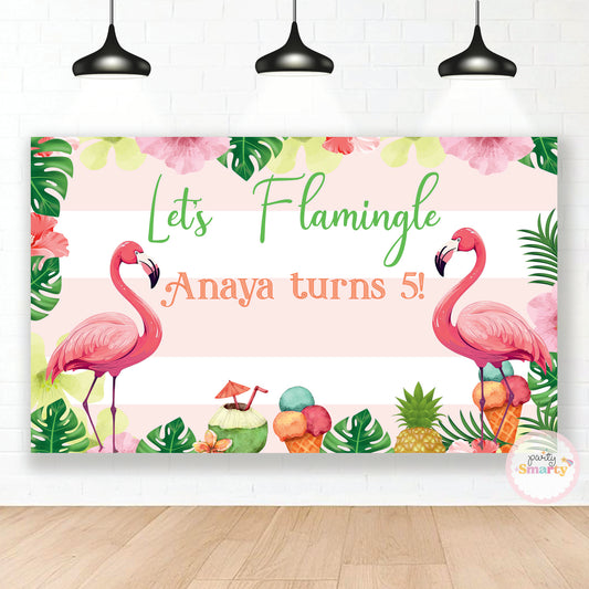 Flamingo Backdrop