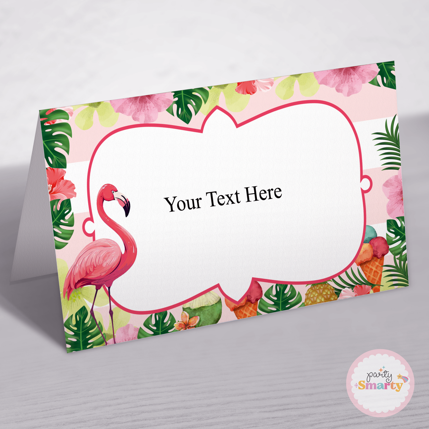 Flamingo Food Tags