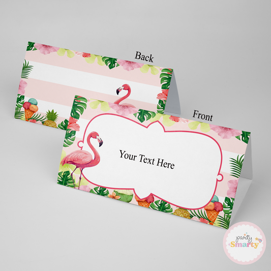 Flamingo Food Tags