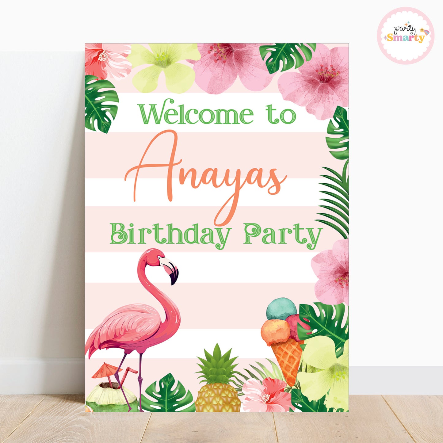 Flamingo Welcome Board